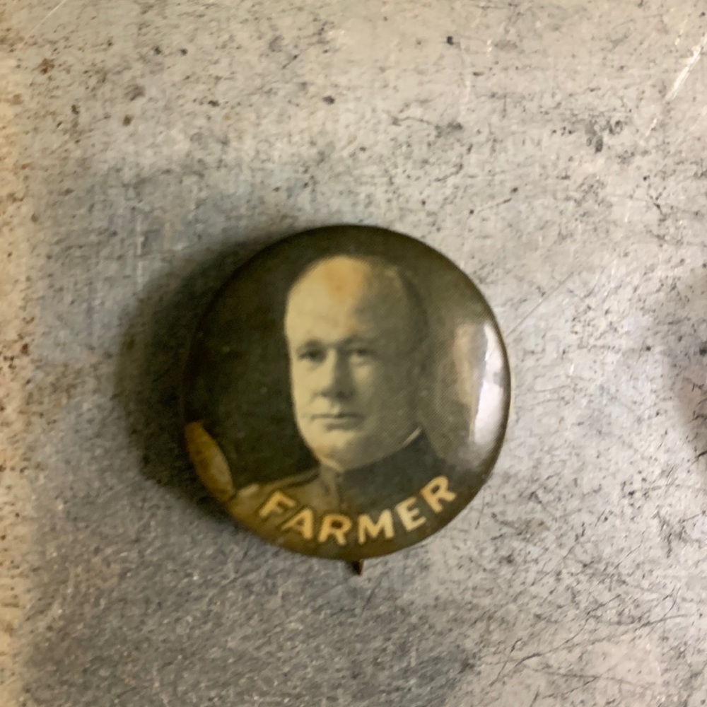 Vintage election badge
